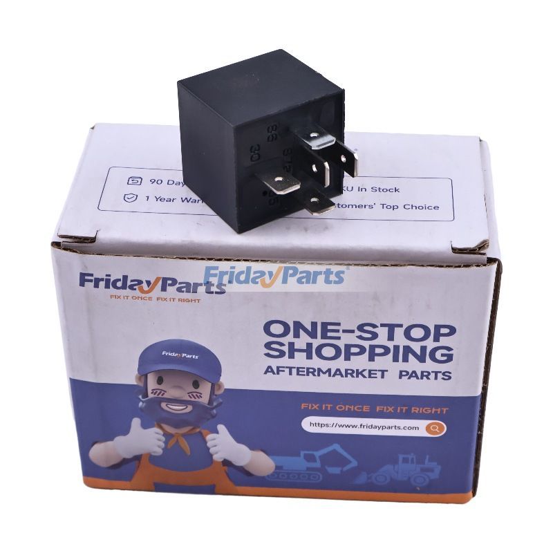 24V Relay 2544-9033 24L1-05100 for CASE Loader 1221E Doosan Daewoo Komatsu Excavator DX140W DX180LC DX420LC MEGA 160 Solar 140LC-V