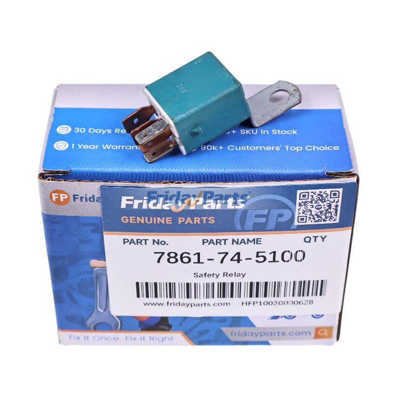 Relais de sécurité 24 V 7861-74-5100 7861745100 pour excavatrice Komatsu PC300-8 PC350-8 PC130-8 PC290-8K PC220LC-8 PC240-8K