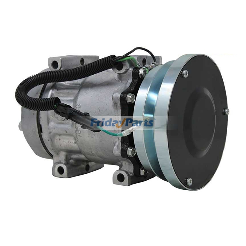 24V SD7H15 1PK 138mm A/C Compressor 48019378 84304794 for CASE Motor Grader 845C 865B 885B