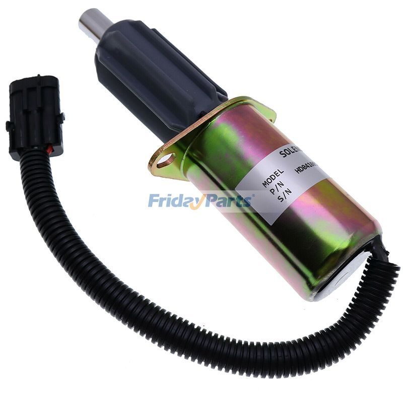 24V Shut Off Solenoid J918601 for CASE Crawler Tractor 1150E 1155E 1550