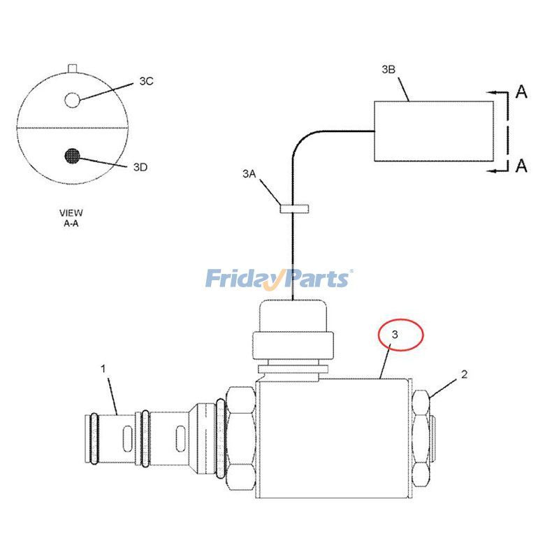 24V Solenoid Coilerpillar CAT for Loader,Truck