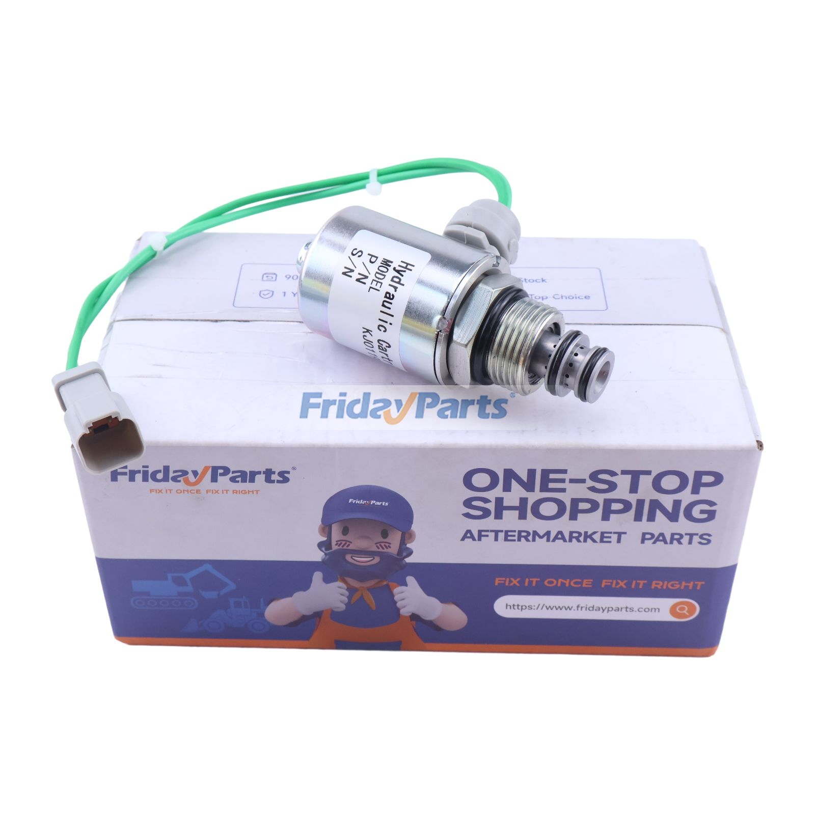 24V Solenoid Valve 154-3064 for Caterpillar CAT 120H 120K 12H 12K 135H 140H 140K 143H 14H 160H 160K 163H 16H 24H