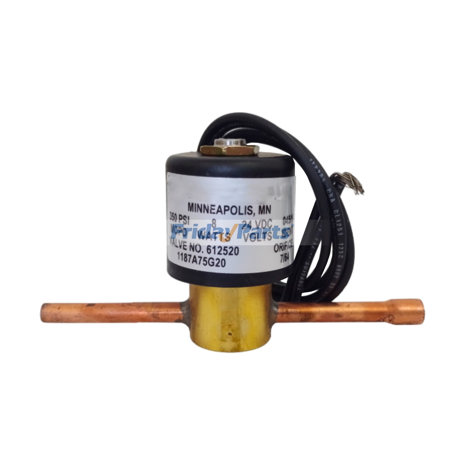 24V Solenoid Valve 61-2520 for Thermo King V-100 V-200 V-300 V-400 V-500 V-700 Premium Quality with 3-Year Warranty