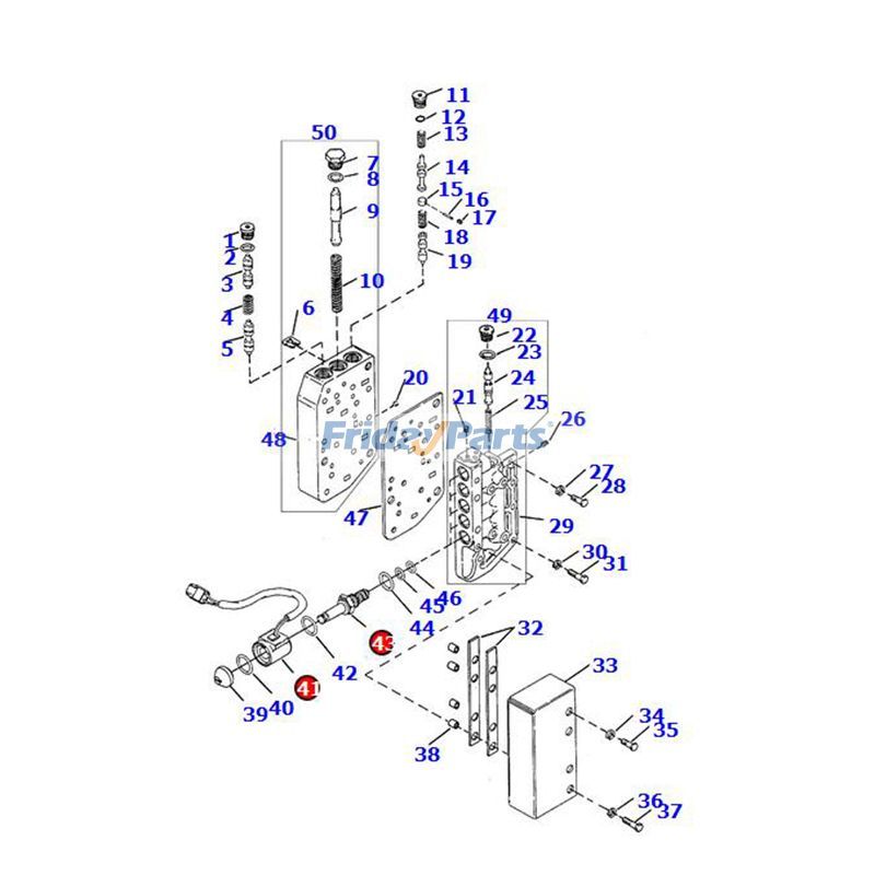 24V Solenoid Valve Assy & Doosan-Daewoo Wheel 200TC-III For DAEWOO,For DOOSAN,For KOMATSU Excavator