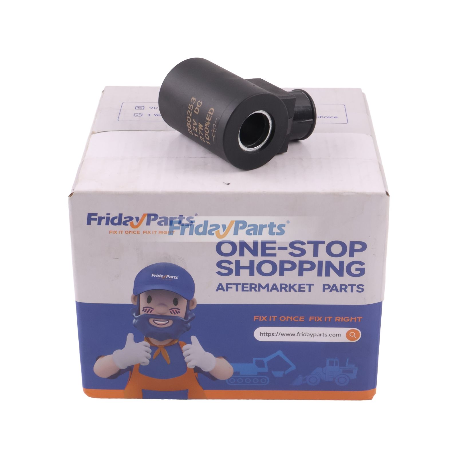 12V Solenoid Valve Coil 280253 for Milling Machine