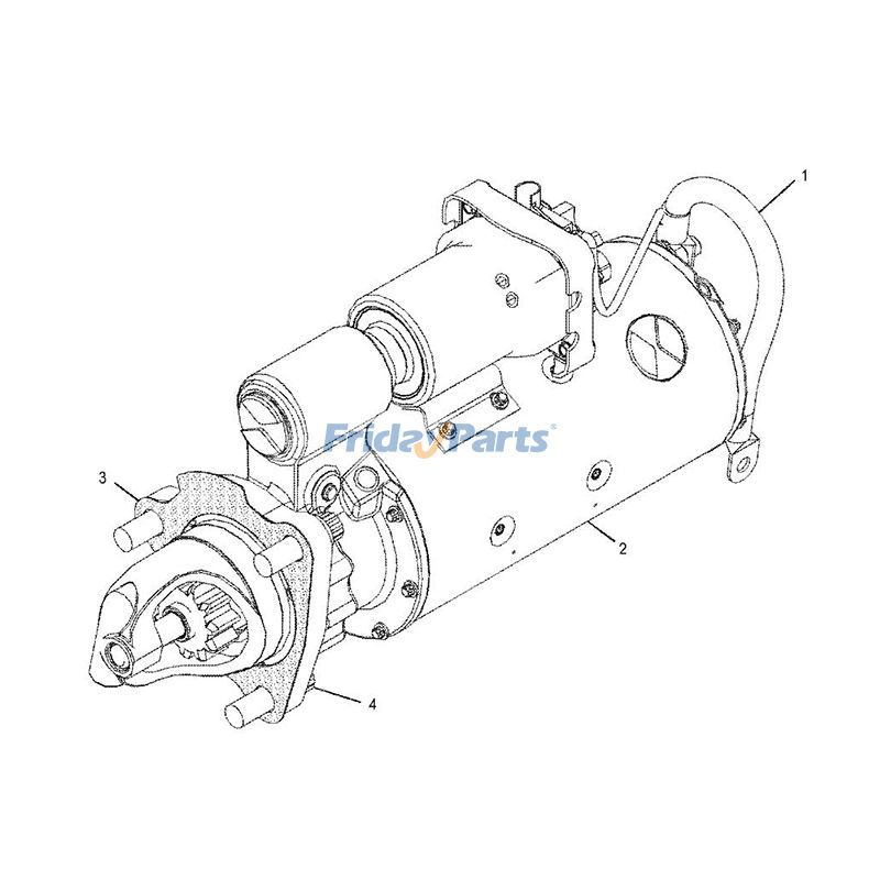 24V Starter Motorerpillar CAT for Excavator,Off-Road Truck