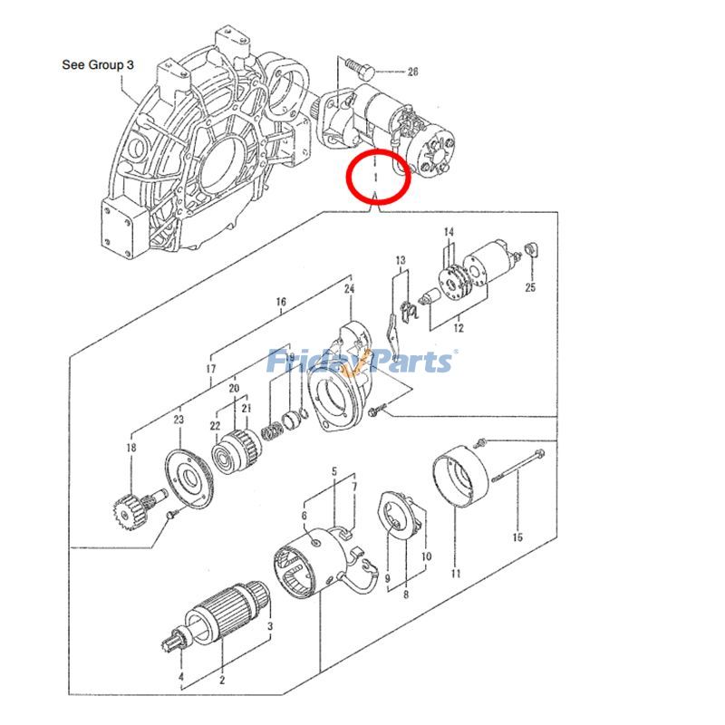 24V Starter Motor for Kohler For OTHER BRAND Generator
