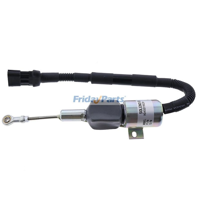 Solenóide de parada 24 V 504017345 para escavadeira de rodas CASE WX170 WX200