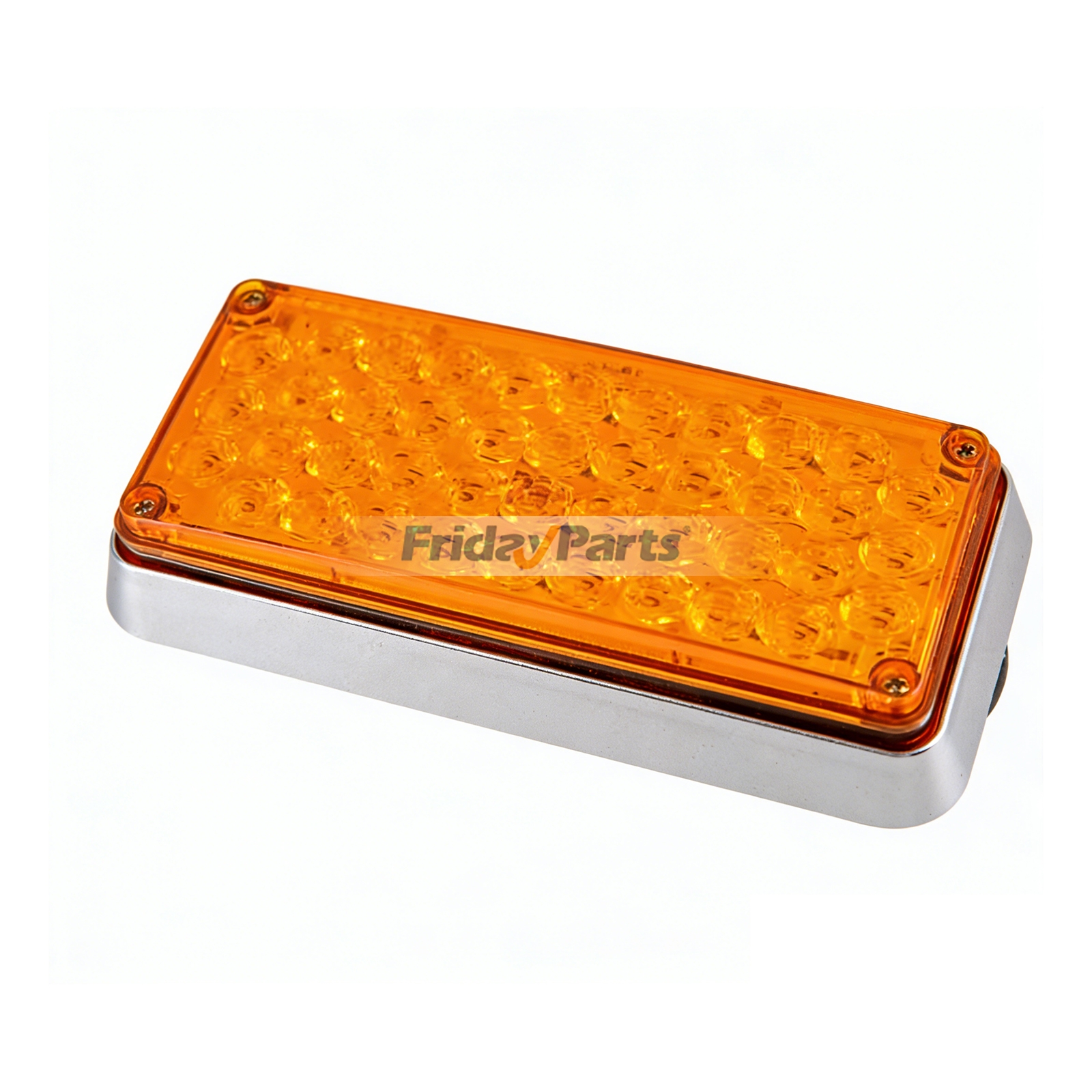 24V Surface Mount Flash LED Warning Light TBF-837L1-Y for Truck