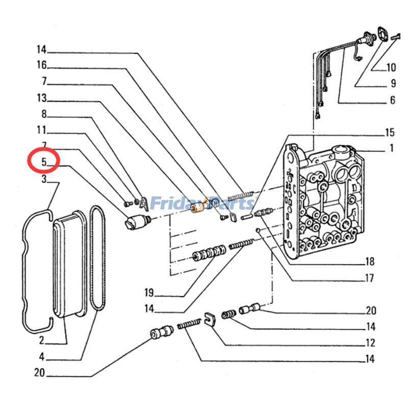 24V Transmission Control Solenoid Valve For New Holland Loader,Truck,Others