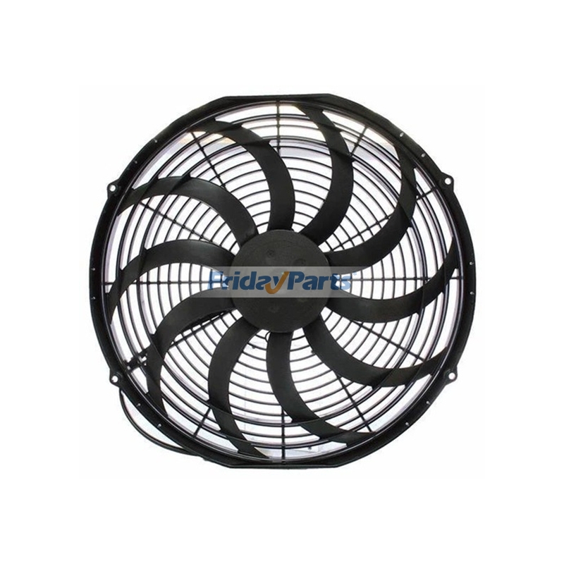 Ventilador de refrigeración eléctrico universal de 24 V para radiador, repuesto para Spal 30102560 VA18-BP71/LL-42S para Refrigeración de transporte