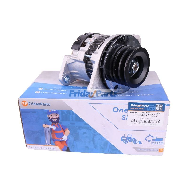 24V 45A Alternator 300901-00009 for Doosan Daewoo Engine DE12 DV11