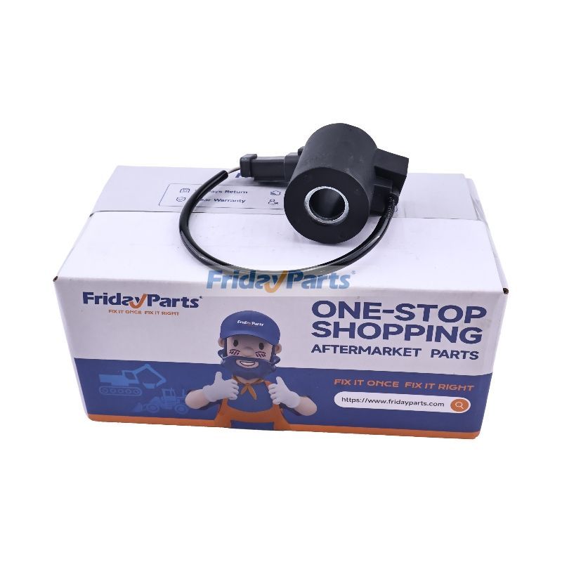 24V Solenoid Coil XKAL-00065 for Hyundai Wheel Loader HL730 HL740 HL757 HL760 HL770 HL780