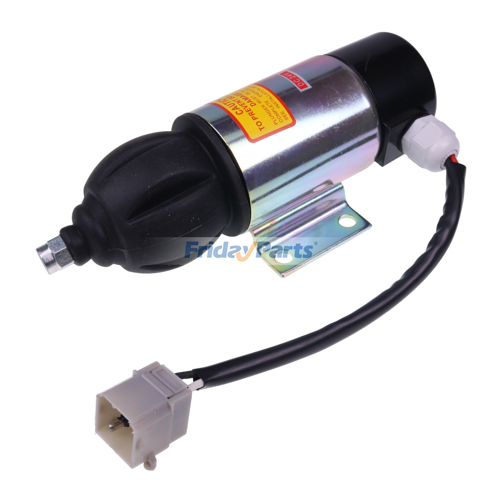 Válvula solenoide de parada de 3 cables y 24 V, 872458 881277 para motores Volvo Penta TAM D70E TAMD70D TAMD70B MD100A TMD100A TAMD60C TD100G-87 TAD1630G