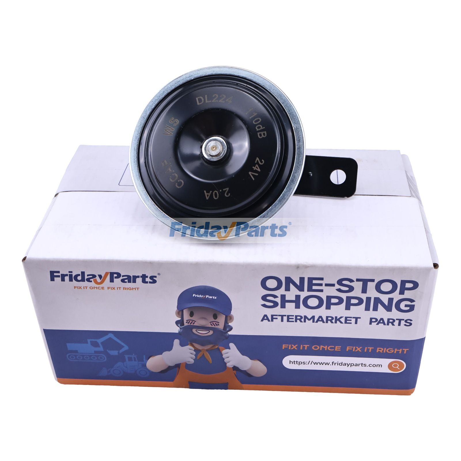 Conjunto de bocina de 24 V CC 174-7875 para compactador Caterpillar CAT 815K, 825G, 836H, camión todoterreno 730C2, 725C2, cargador 990K y 982M