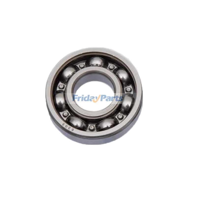 25*62*17mm No Shield Deep Groove Ball Bearing 6305 for Excavator Loader