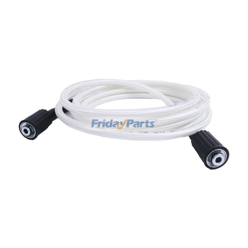 Cleaning Equipment 25' Braided Pressure Washer Hose 6mm M22 for Ryobi