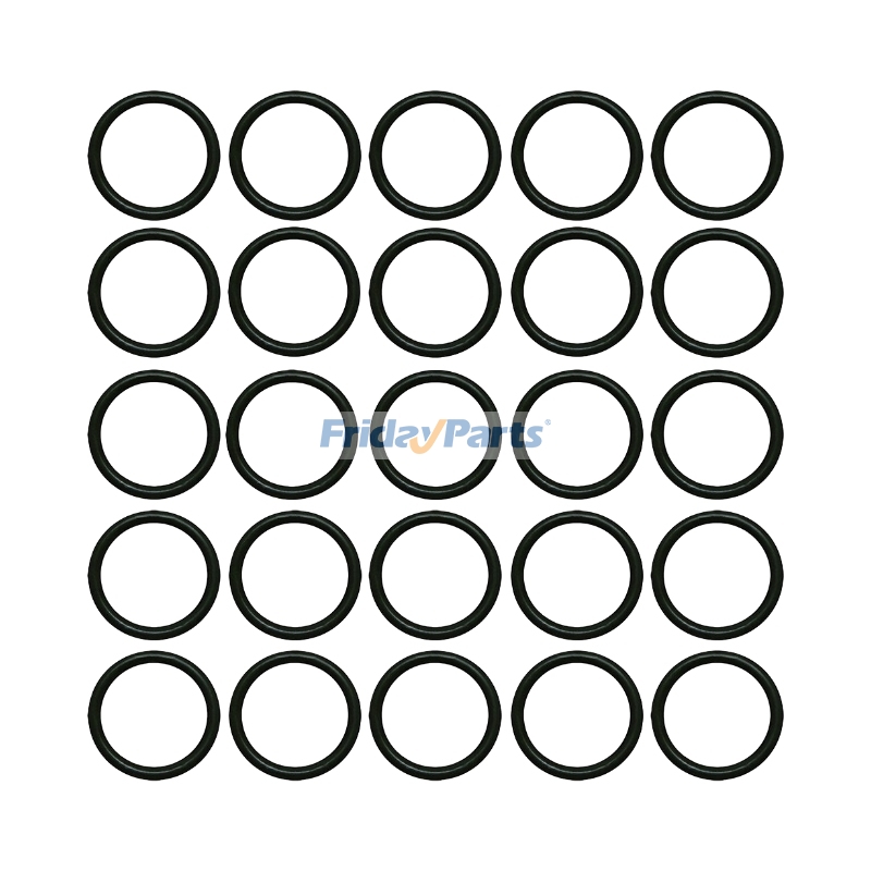 25 juntas tóricas hidráulicas R26375 para motores John Deere 6068, 6090, 6135, tractores 3033R, 3039R, 3046R, 4044M, 4052M, 4066M, 4066R y cosechadoras 8400 y 9700. para Motor,Montacargas,Cosechadora,Pala cargadora,Cortacésped,Tractor