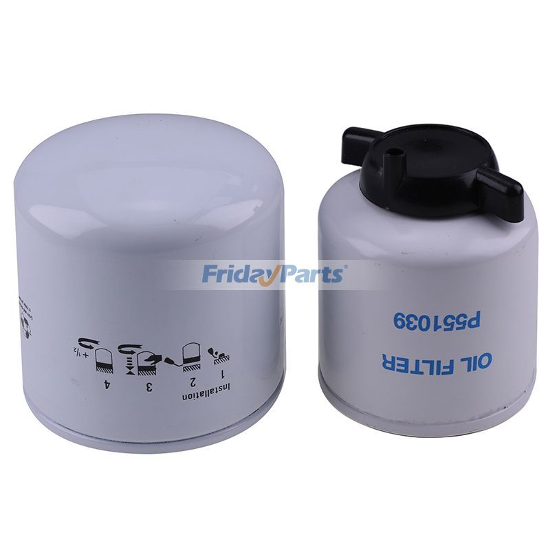 250-Stunden-Filtersatz 7295487 für Bobcat A/S/T ​​600-800 Series Loader iT4-Motor