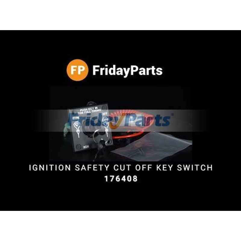 Johnson Evinrude OMC BRP Ignition Safety Cut Off Key Switch 176408, 0176408 Johnson Evinrude OMC BRP Ignition Safety Cut Off Key Switch 176408, 0176408