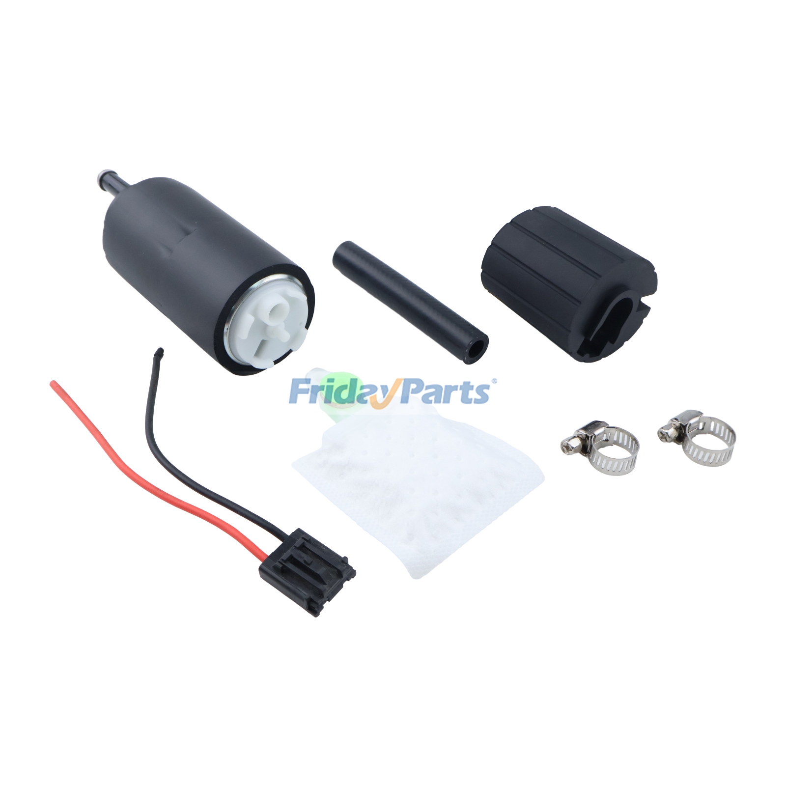 Bomba de combustible de alta presión de 255 LPH y kit de instalación GSS342 para Walbro de FridayParts