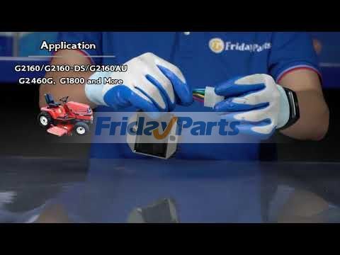 Regulador de voltaje de 12 V y 6 cables 185530 para tractor Grasshopper 1822D 718D 721D 721G para Motor Para Grasshopper FridayParts