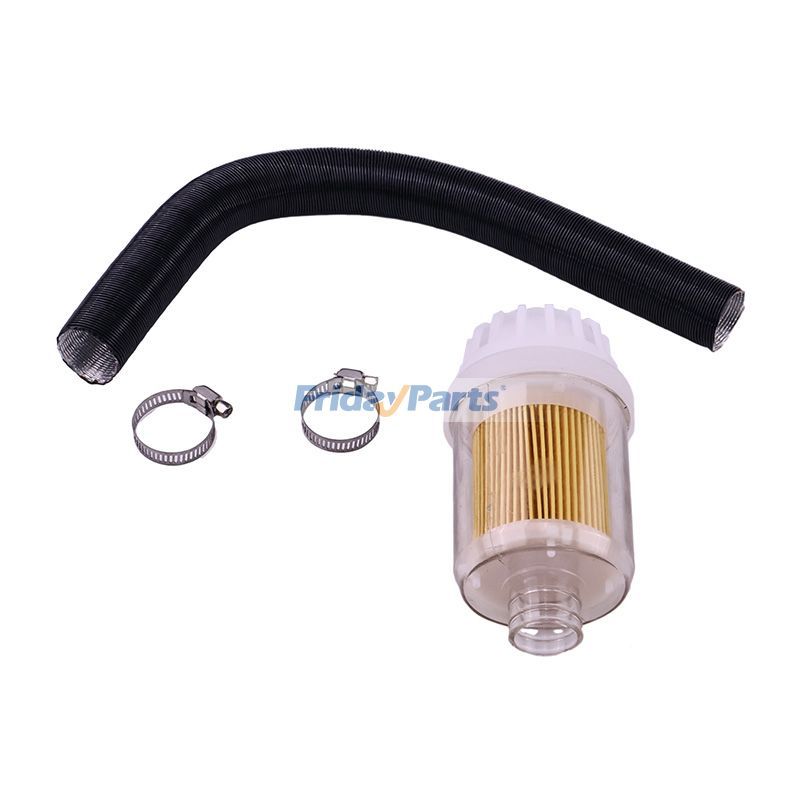 Tuyau d'admission d'air de chauffage de 25 mm avec filtre à air d'admission de chauffage de stationnement et connecteur de serrage pour chauffage d'air Eberspacher Airtronic D2 D4 D1LC