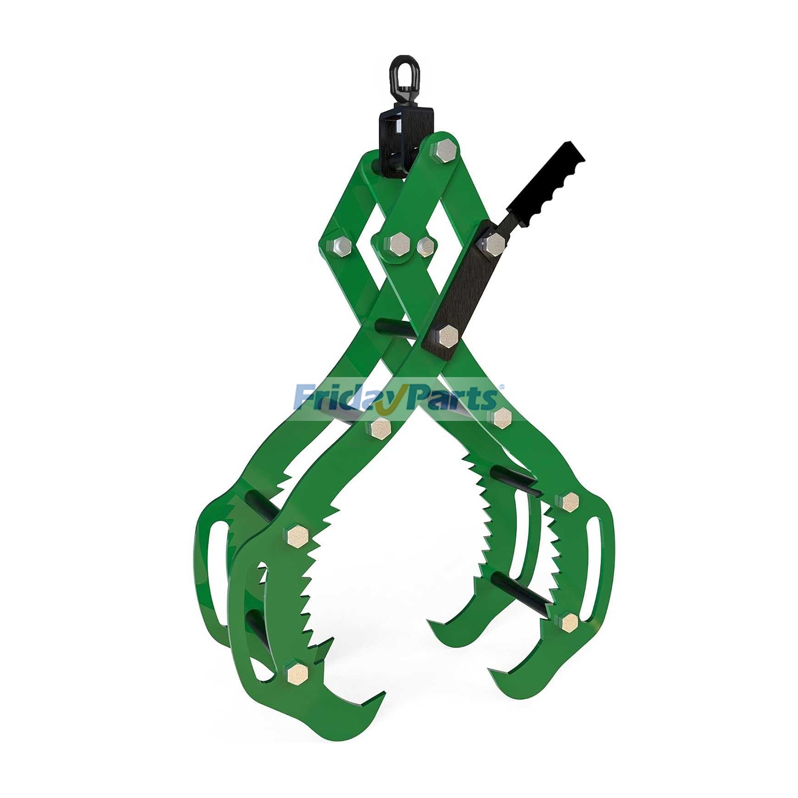 Pinzas para levantar troncos de alta resistencia de 66 cm (26 pulgadas) con mango y gancho de agarre de madera de 4 garras para levantar, arrastrar y transportar troncos en tractores, vehículos todo terreno y camiones. para ATV/UTV,Camión todoterreno,Tractor,Vehículo utilitario