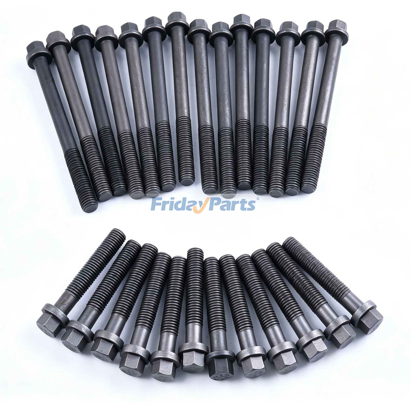 26 piezas de pernos de culata 3917729 3917728 para motor Cummins 6C8.3 6CT8.3 6CTA ISC ISL para Motor