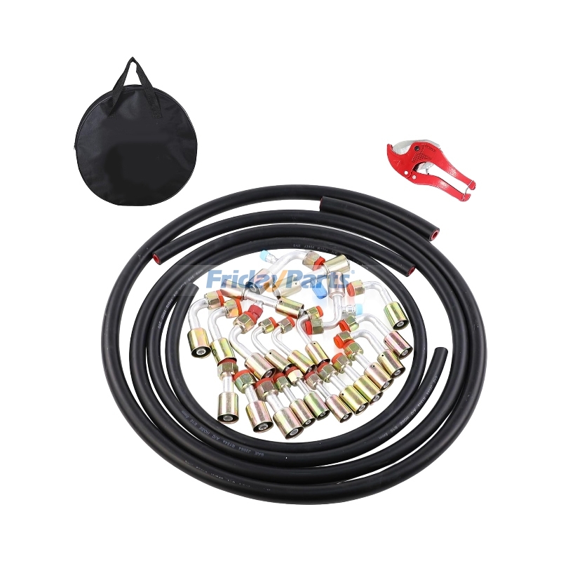 Kit de 26 pièces de tuyau et raccords de climatisation de 3 m (10 pi)