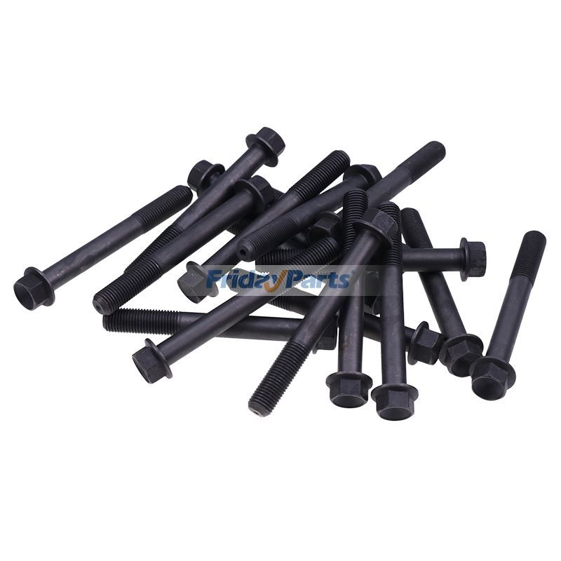 26 Pieces Cylinder Head Bolt 65.90021-0009 for Doosan Daewoo DL06 Engine DX140LC DX160LC DX180LC DX210W DL200 DL220 DL250