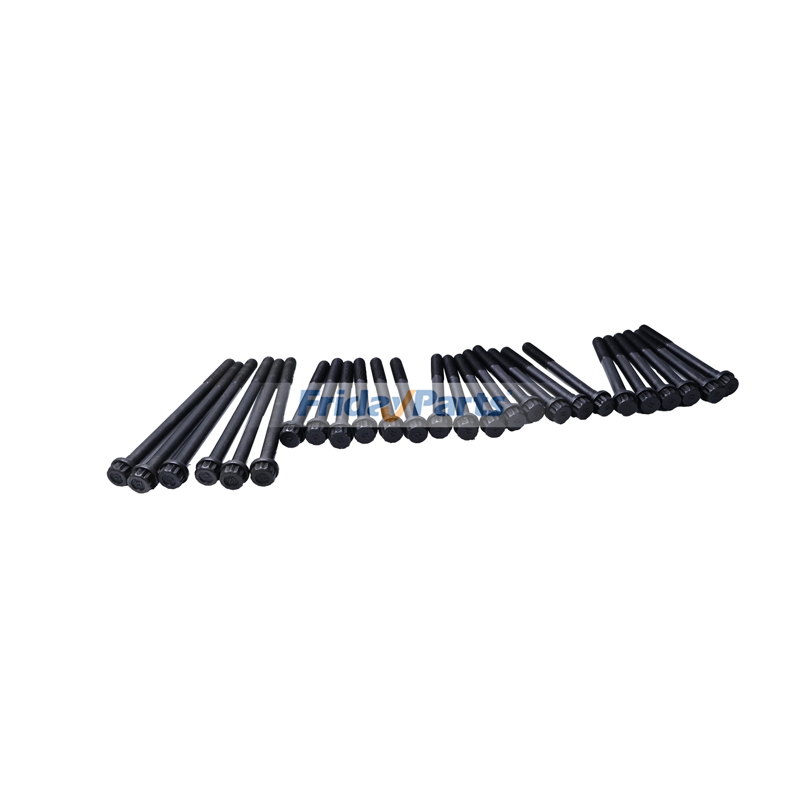 26 tornillos de culata ME031606 ME031607 para motor Mitsubishi 6D14 6D14T 6D15 6D16 6D16T