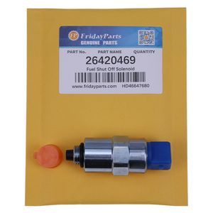 12V Solenoid Valve 26420469 for Perkins Engine 1004-4 1004-42 903-27 1104D-44 1104C-44 1006-6 1006-60 D3.152