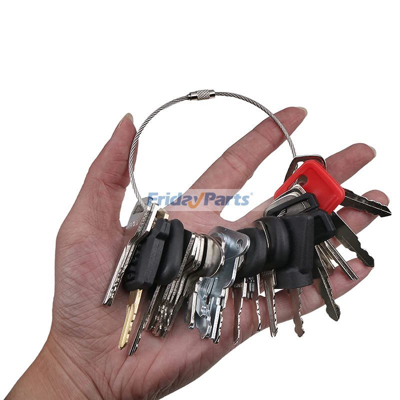 VOLVO用ブルドーザー,エクスカベーター,ローダー,トラクター,その他用コマツ CASE キャタピラー CAT JCB ボルボ 重機用イグニッションキー 27個