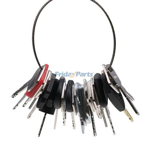 Case Loader Key 27 Pcs Ignition Key for Komatsu CASE Caterpillar CAT JCB Volvo Heavy ...