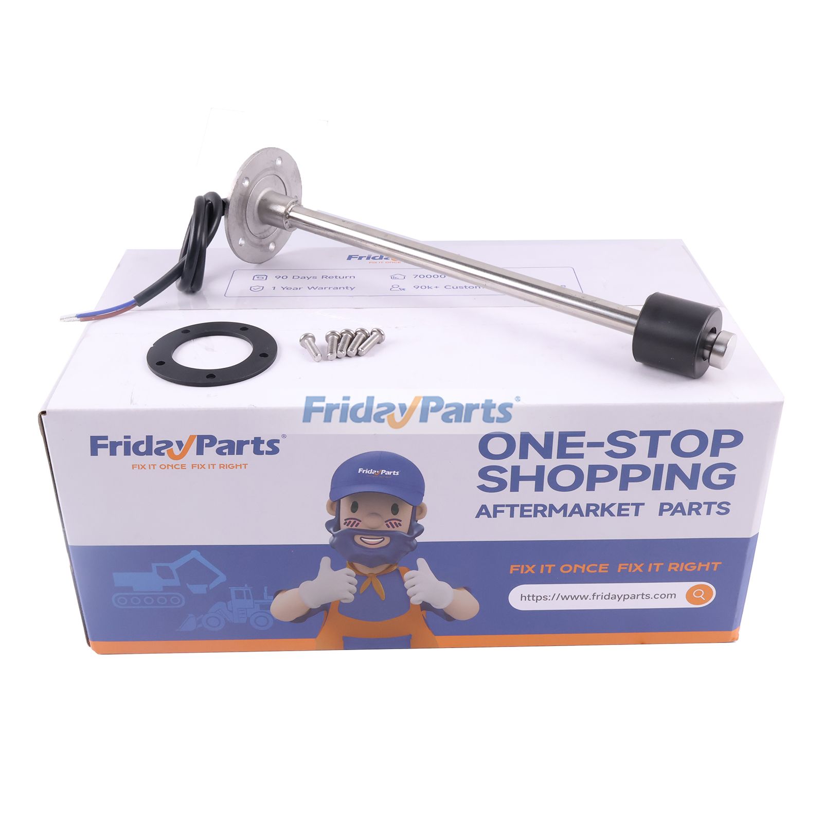 11" (280 mm) Universal-Kraftstofftank-Sendeeinheit 240–33 Ohm Marine-Kraftstoff-/Wasserstandssensor für Boot, LKW, Auto, Wohnmobil