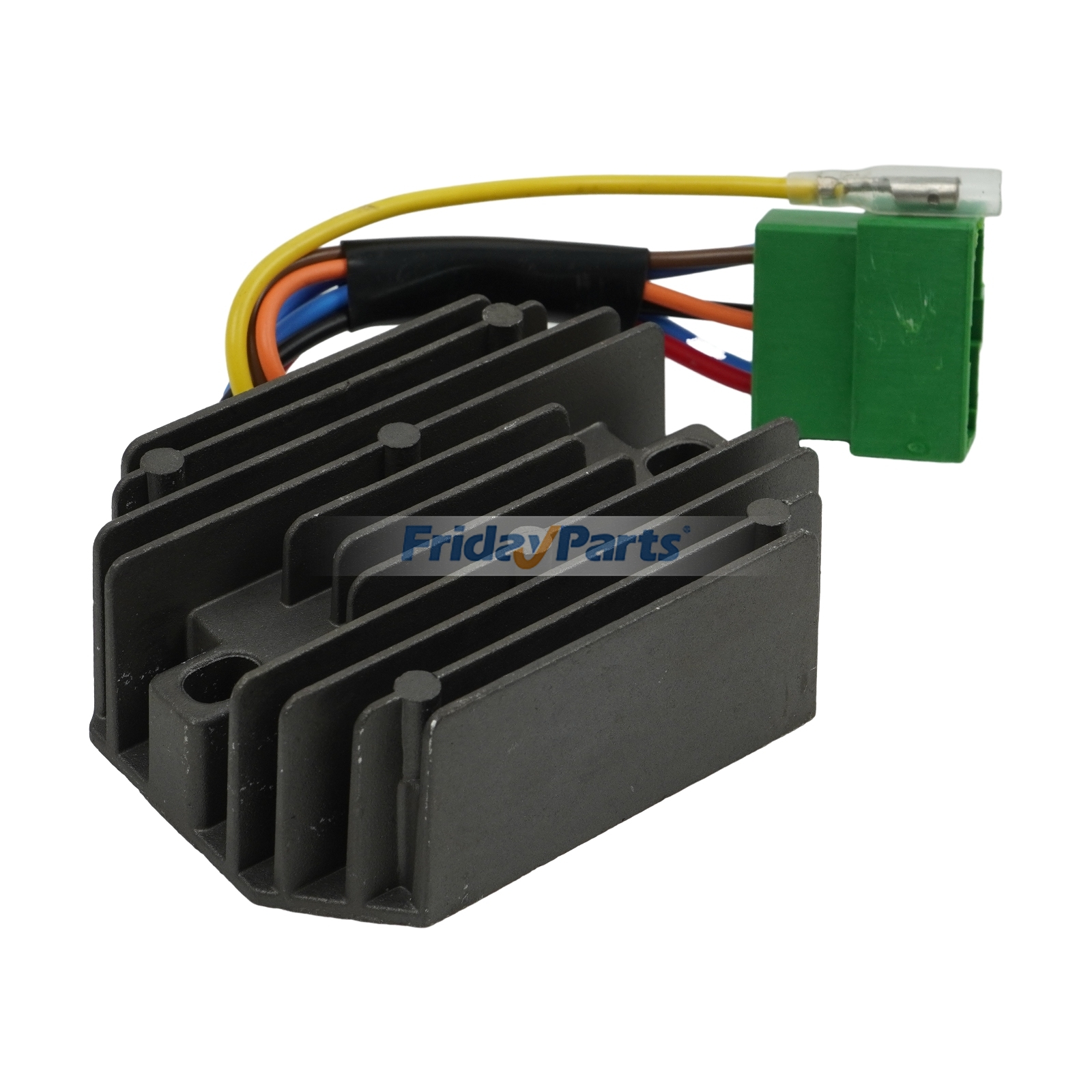 Regulador rectificador de 12 V 280 W 119640-77710 119653-77710 para motores Yanmar 3TNE74 4TNV98 Komatsu 2D68E 2D70E 3D72 3D74E 3D68E 3D75 3D78 de FridayParts