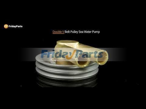 Double V Belt Pulley Sea Water Pump for Volvo Penta 4.3L0L7L  Engine,Marine