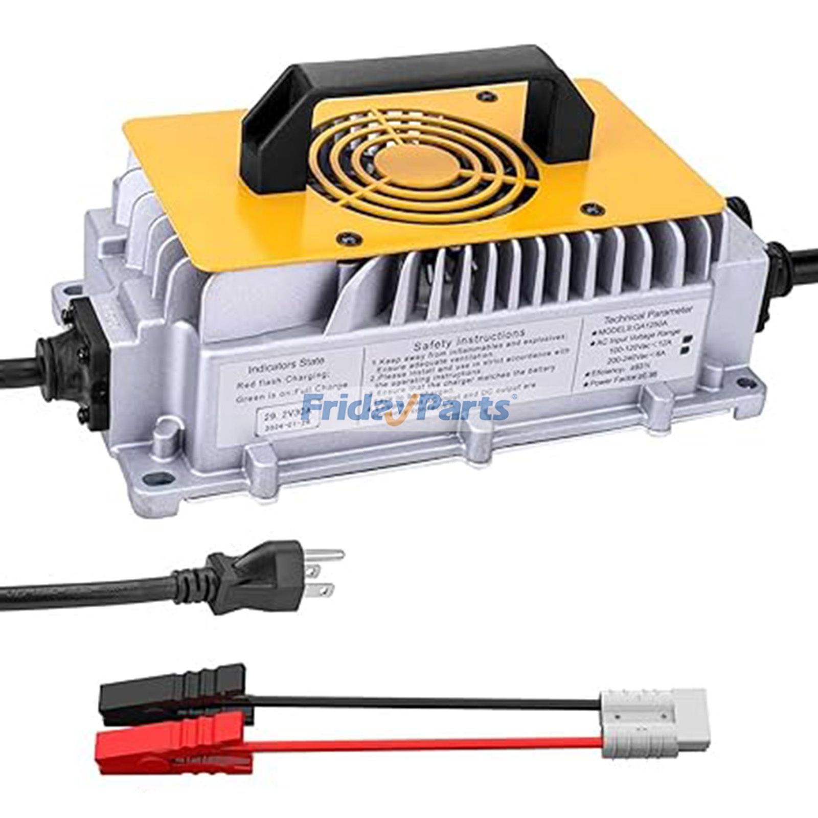 29.2V 30A 58.4V 18A 43.8V 20A Battery Charger With Multiple Safety Protections Support 0V Restart Charging Function