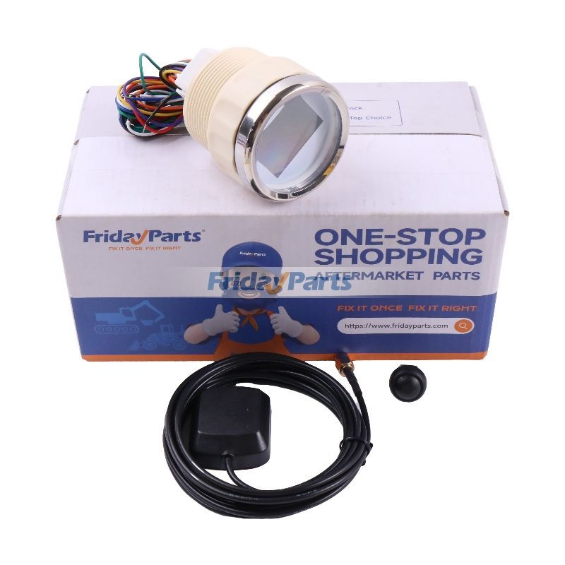 2" 12V 24V  Universal Digital GPS Speedometer Trip Meter Odometer Adjustable for Boat Yacht Motorcycle Car