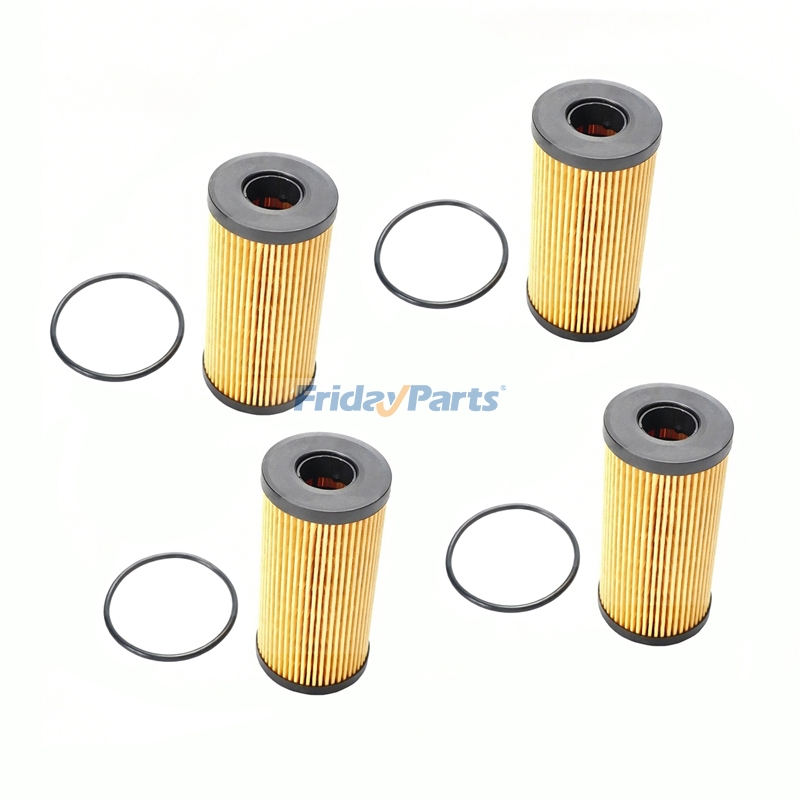 4ピース オイルフィルター LR073669 JDE37128 ランドローバー レンジスポーツ イヴォーク ヴェラール ジャガー XF XE F-Pace F-Type E-Pace 2017-2025用