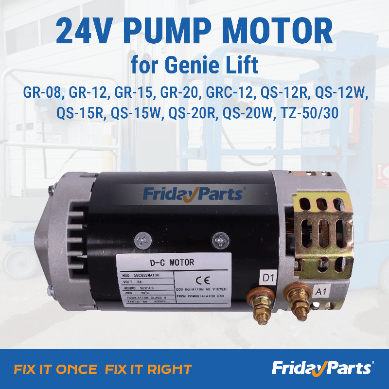 Pump Motor for Aerial Work Platforms