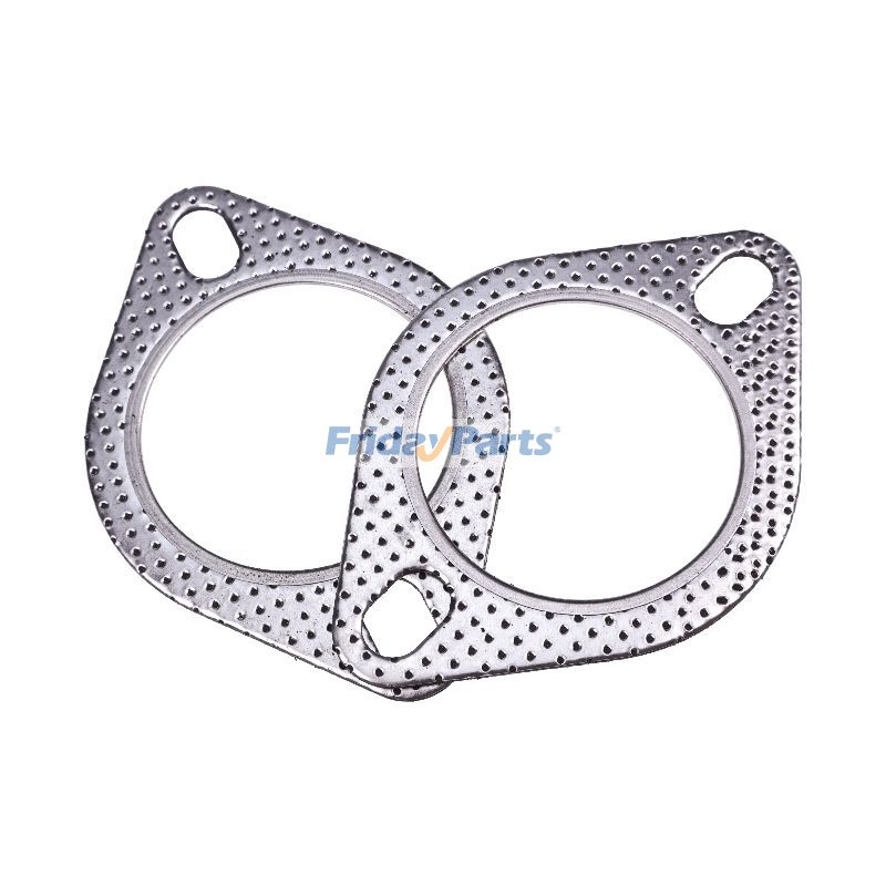 2 juntas de escape de 2,5" 120-06310-0001 y 120-06310-0002 para colector de brida de silenciador Para OTRA MARCA