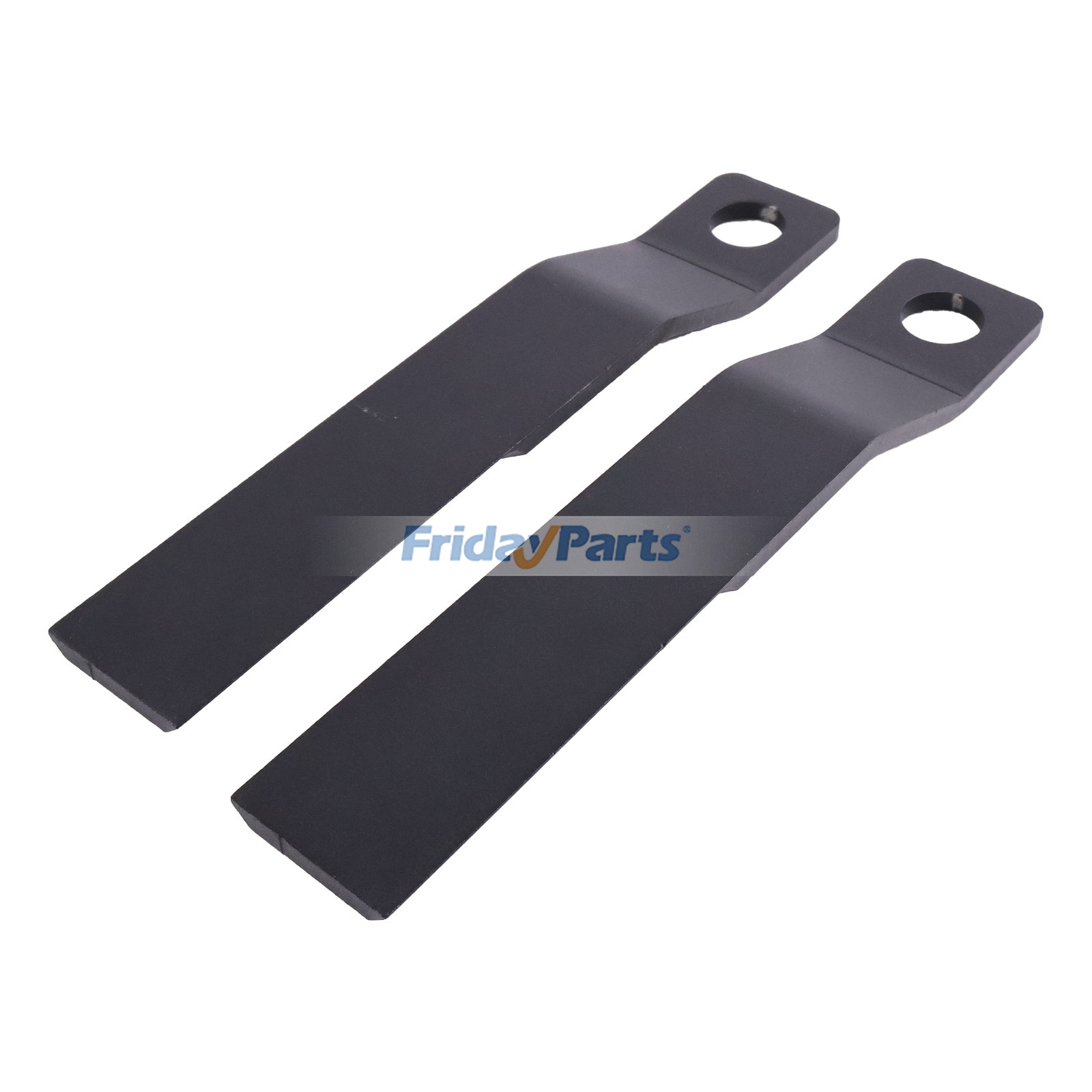 2 lames de débroussailleuse en acier de 8 mm pour tondeuse à chargeuse compacte