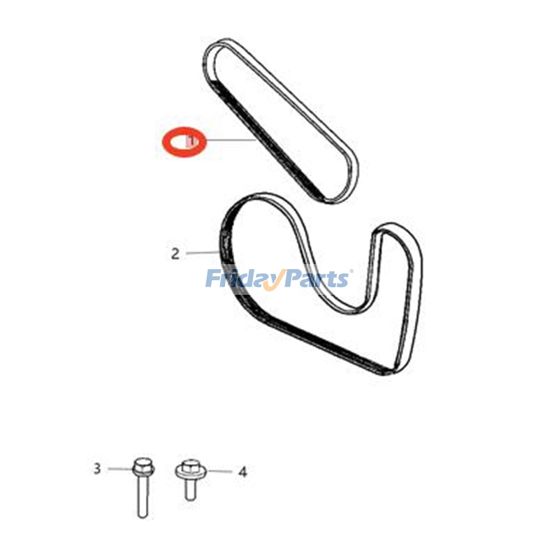 2 stück Gürtel 4892749AA 4PK895 für 2004-2007 Chrysler Town & Country Dodge Grand Caravan