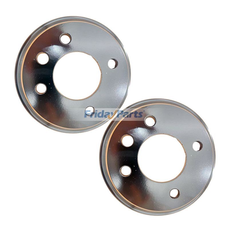 2 Pieces Brake Drum JU0-G6521-00-00 for Yamaha UTV 2005-2006 Pro Hauler 700