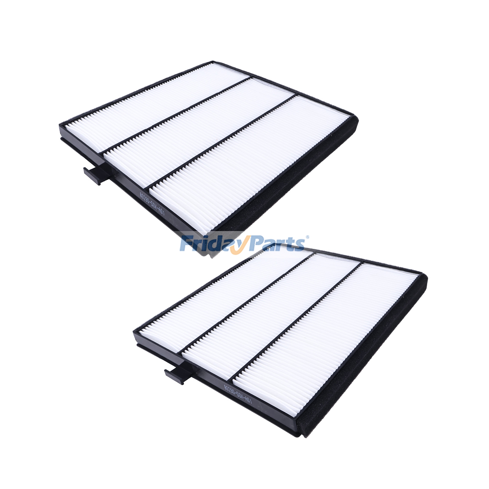 2 Stück Innenraumfilter 80290-S0X-A01 für Honda Odyssey, Pilot und Acura MDX