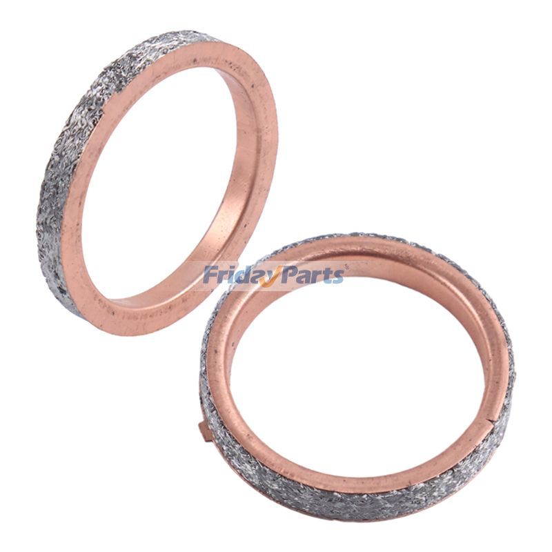 2 Pieces Exhaust Pipe Gasket 0180-022300 for CFMoto 2013-2016 CFORCE 500 2011-2014 UFORCE 600 2012-2015 ZFORCE 600 CF600-3