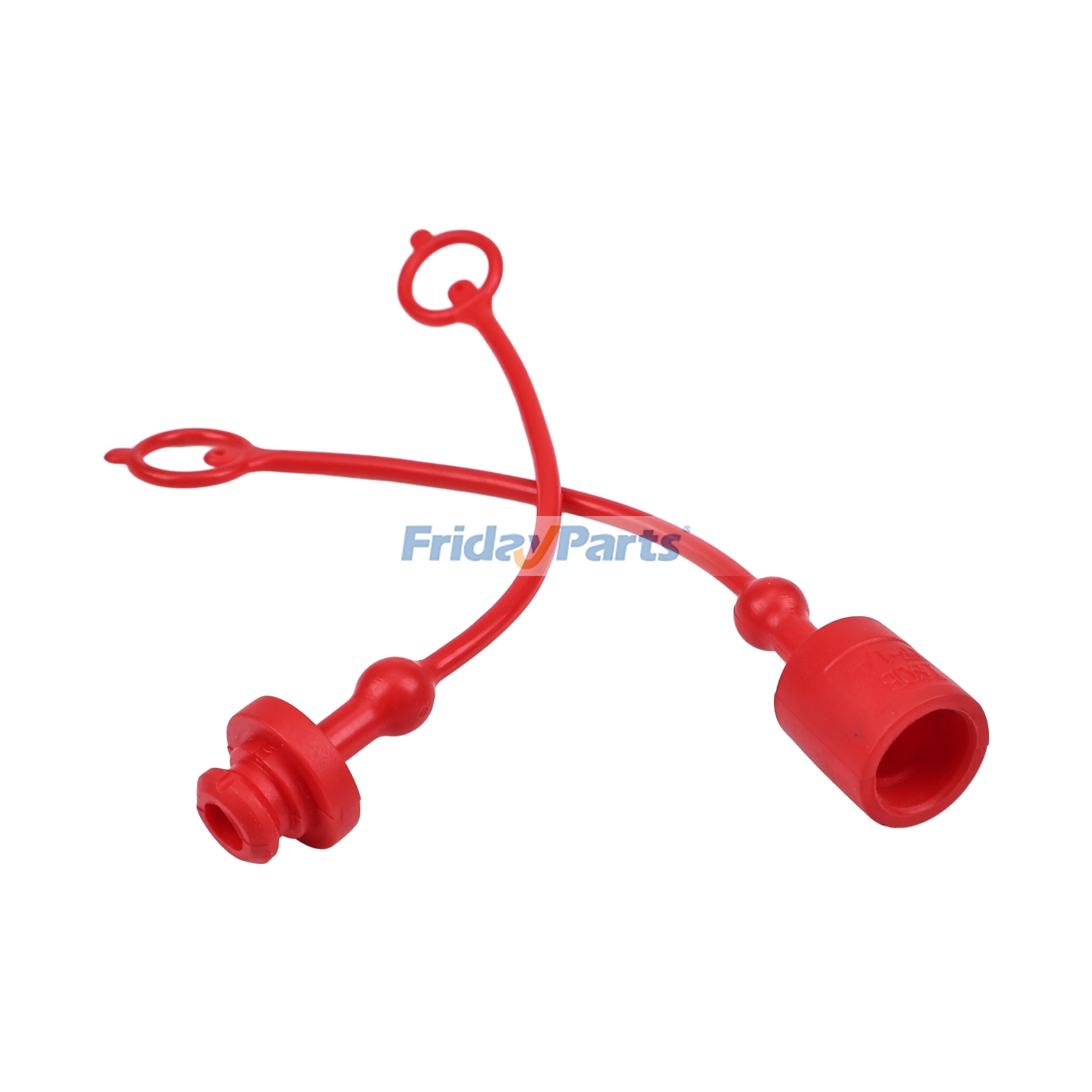 2 Pieces Male & Female 1/4" Hydraulic Coupler Dust Cap for Excavator Loader Dozer