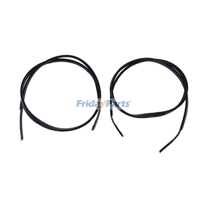 2 Pieces Roof Drip Moulding Trim Finish Strip 75551-52130 for Toyota Yaris Hatchback 2006-2016